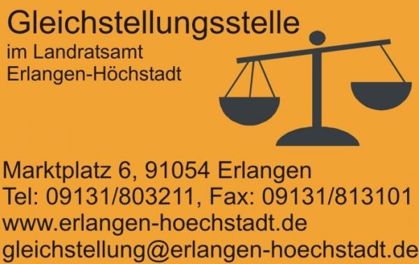 Logo der Gleichstellungsstelle des Landkreises Erlangen-Höchstadt