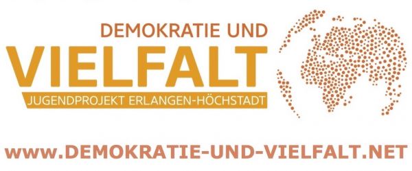 Logo Demokratie und Vielfalt in Erlangen-Höchstadt