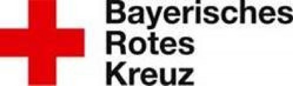 Rotes Kreuz-Symbol neben dem Text 'Bayerisches Rotes Kreuz'